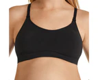 2x Bonds Maternity Nursing Breastfeeding Pregnancy Crop Bra Black Grey