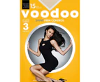 6x Voodoo Shine Firm Control 15 Denier Stockings Pantyhose Tights Jabou