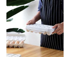 Stackable Egg Storage Tray Grey 18 Eggs (grey) (1pcs)