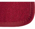 Royale Collection Cotton Terry Cloth Pot Holder Oven Mitt, Red2pcs