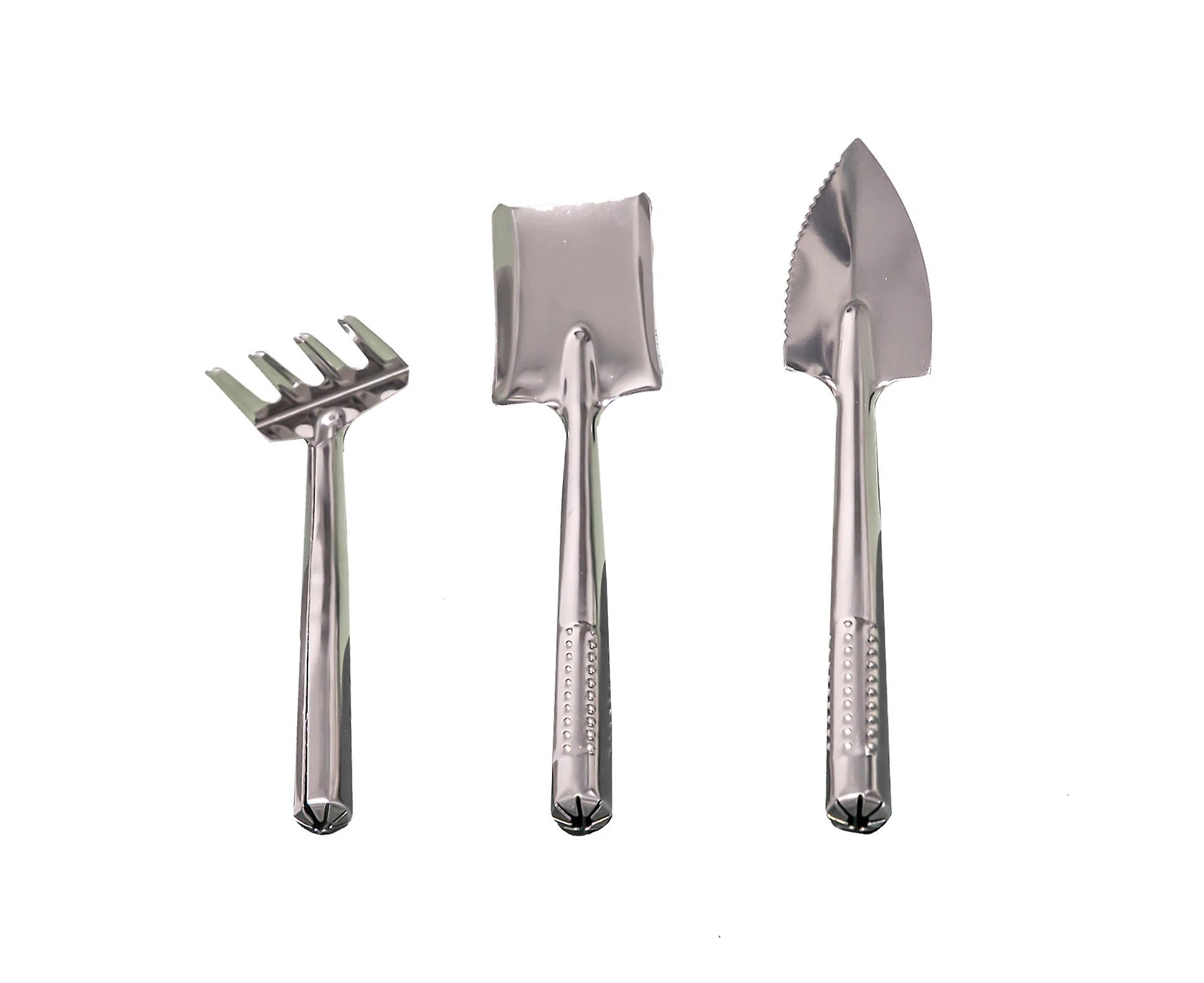 Gardening Kit, Stainless Steel Garden Tools, Mini Gardening Tools3pcs,silver)