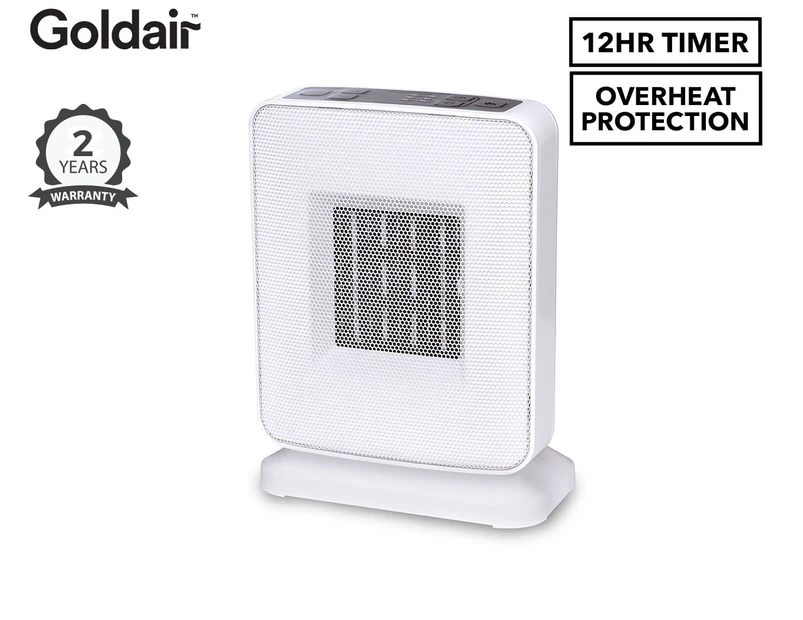 Goldair 1800W Electronic Fan Heater GCH350 - White