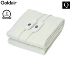 Goldair Select Queen Bed Tie Down Electric Blanket - White GST-Q
