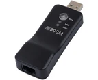 zhouweiwei Klassischer praktischer, langlebiger, hochwertiger, drahtloser USB Fast 300M Dualband-HDTV-Adapter für Sony UWA-BR100