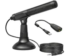 PoP voice USB Microphone, Condenser Computer PC Mic for Recording, Gaming, Streaming