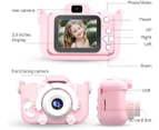 2021 Kids Camera for Girls Boys, HD 2.0 Inches Screen Child Selfie Video Camera DigitalPink, Blue-Blue