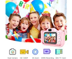 2021 Kids Camera for Girls Boys, HD 2.0 Inches Screen Child Selfie Video Camera DigitalPink, Blue-Blue