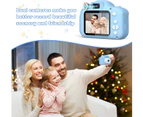Balhvit Shockproof Selfie Kids Camera, Toddler Best Birthday Gifts Dual Camera for Kids Age 3-10-Blue