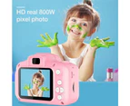 Kids Selfie Camera, Gifts for  Kids Age 3-9, HD Digital Video Cameras for Toddler, 32GB SD Card-pink