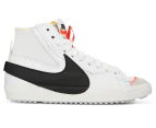 Nike Men's Blazer Mid '77 Jumbo Sneakers - White/Black/Sail