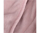 Dreamaker 200x180cm Coral Fleece Heated Throw - Blush Pink