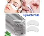 100 Pairs Under Eye Eyelash Pads Gel Patch Lint Free Lash Extension with free Tweezer