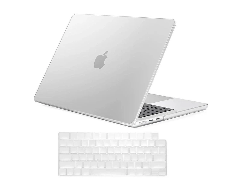 MacBook Air 13.6 inch Case 2022 Release A2681 M2 Chip with Liquid Retina Display & Touch ID, Protective Plastic Hard Shell Case & Keyboard Cover Clear