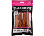 Blackdog Pork Twists Dog Treat 4 Pack