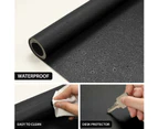 Black/Black-Desk Pad Desk Protector Mat - Dual Side PU Leather Desk Mat Large Mouse Pad, Writing Mat Waterproof Desk Cover Organizers Office Home Tabl