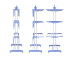 6 Tiers Foldable Garment Hanger Clothes Airer Drying Rack Laundry Support Horse
