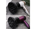 Universal Hair Diffuser For 1.4" To 2.6" Adjustable Hair Dryer Diffuser Nozzle For Curly Or Wavy Hair Styling1pcs-black