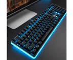 Royal Kludge RK918 Wired Full Size Hot Swappable Mechanical Gaming Keyboard Black (Blue Switch)