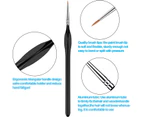 Detailed Brush Set, Fine Micro Brush, Detailed Brush, Suitable for Acrylic, Watercolor, Oil Painting, Face, Nails, Line Painting