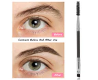 6pcs Eyebrow Brush Set, Spoolie Brush and Angled Brow Brush, Multifunctional Mini Eyelash Brush for Tinting Angled Eyebrows