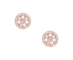 Fossil Mop Rose Gold Earring JF02906791