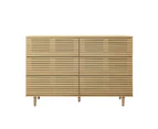 Oikiture 6 Chest of Drawers Tallboy Dresser Table Storage Cabinet