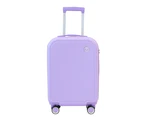 TPartner Hardshell Checked Luggage Bag Travel Trolley TSA 29" - Purple