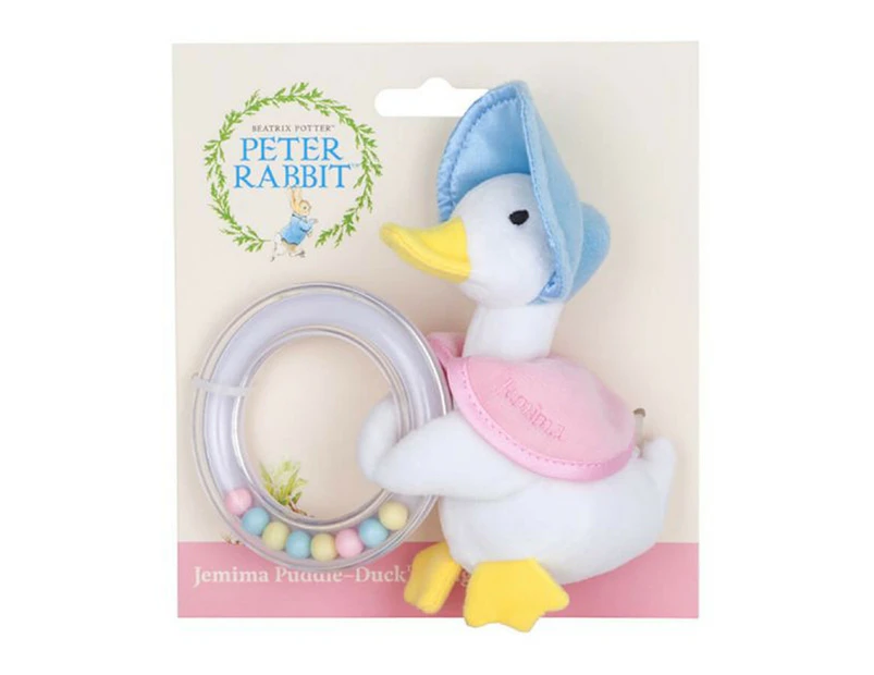 Beatrix Potter Ring Rattle - Jemima Puddle Duck