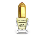 MUSK MOON Concentrated Perfume Oil For Unisex 5ml Alcohol Free - Natural Oriental Fouger Vanilla Fragrance For Men And Women