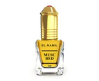 MUSK RED Concentrated Perfume Oil For Unisex 5ml Alcohol Free - Natural Aromatic Spicy Vanilla Fragrance For Men And Women