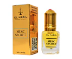 MUSK SECRET Perfume Extract 5ml Natural Essential Oil For Women Exotic Woody With Floral Musk Smell