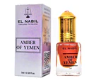 MUSK AMBER of YEMEN Concentrated Perfume Oil For Unisex 5ml Alcohol Free - Natural Oriental Woody Amber Fragrance For Men And Women