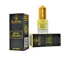 MUSK SHAMS Perfume Extract 5ml Natural Essential Oil For Women Delicate Woody With Floral Patchouli Smell