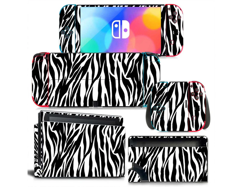 Nintendo Switch OLED Skin Sticker Kawaii Cartoon Vinyl Decal Protective Film for NS Console & Joy-Con Controller & Dock - TN-NSOLED-0651