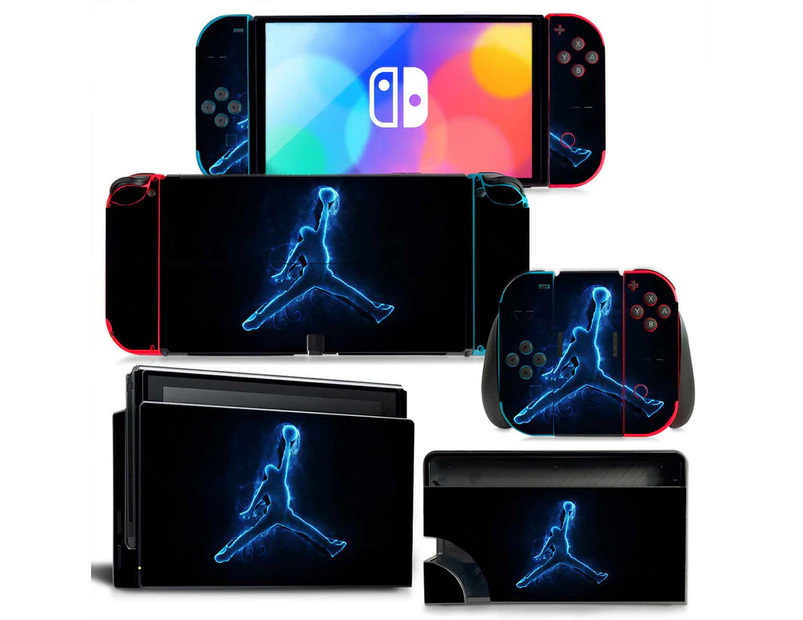 Nintendo Switch OLED Skin Sticker Kawaii Cartoon Vinyl Decal Protective Film for NS Console & Joy-Con Controller & Dock - TN-NSOLED-1922