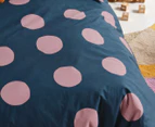 Linen House Roundabout Kids' Quilt Cover Set - Denim/Arctic
