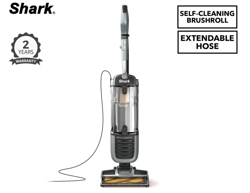 Shark Navigator Self-Cleaning Brushroll Pet Upright Vacuum Cleaner - Pewter Grey Metallic ZU62