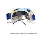 Winter Anti-Fog Snow Ski Glasses for Outdoor White