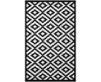 Green Decore Reversible Outdoor/indoor Recycled Plastic Rug | Perfect For Garden, Patio, Picnic, Decking |mildew, Uv, Stain And Water Resistant| Nirva