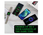 4 in 1 Watch Phone Charger Cable USB Charging Cable Fast Charging Cord--White