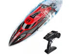 2.4Ghz RC High-Speed Boat for Adults and Kids for Lakes and Pools - USB Rechargeable - Red