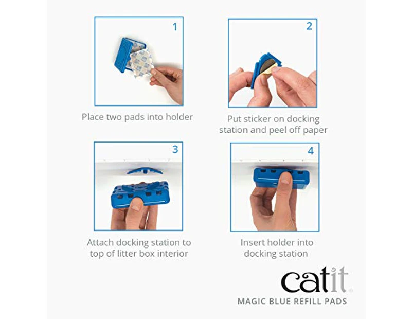 Catit Filter Pads, Magic Blue