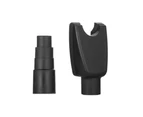 Protective Dust Collector Universal Adapter Collector Cover Dust Durable(black)(2pcs)