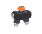 Valve Tap Splitter, 2 Way Hose Tap Connector, Y Valve Tap Splitter Hose Connector, Water Taps Distributor 2 Way, Hose Splitter, Can Be Divided Into Tw