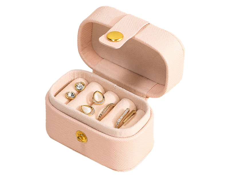 Ring Box Small Portable Travel Jewelry Box Mini Jewelry Box Ring Box Convenient Travel Gift for Girls and Women