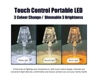 LED Table Lamp Touch Control Dimmable Change Colour Bedside Night Lights USB