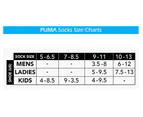 Puma Men's Low Cut 8 Pack Sport Socks, Moisture Control, Arch Support Men's Sock Size 10-13 - White/Steel Grey