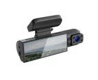 M8 1440P Ultra HD Dash Cam for Recording Front + Interior Car DVR IPS HDR Reversing Image Night Vision