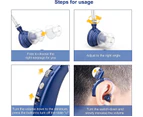 Hearing Aids for Seniors, Rechargeable with Noise Cancelling,Digital Hearing Amplifier for Hearing Loss, Invisible Hearing Aid,Hearing Devices Assist