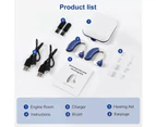 Hearing Aids for Seniors, Rechargeable with Noise Cancelling,Digital Hearing Amplifier for Hearing Loss, Invisible Hearing Aid,Hearing Devices Assist